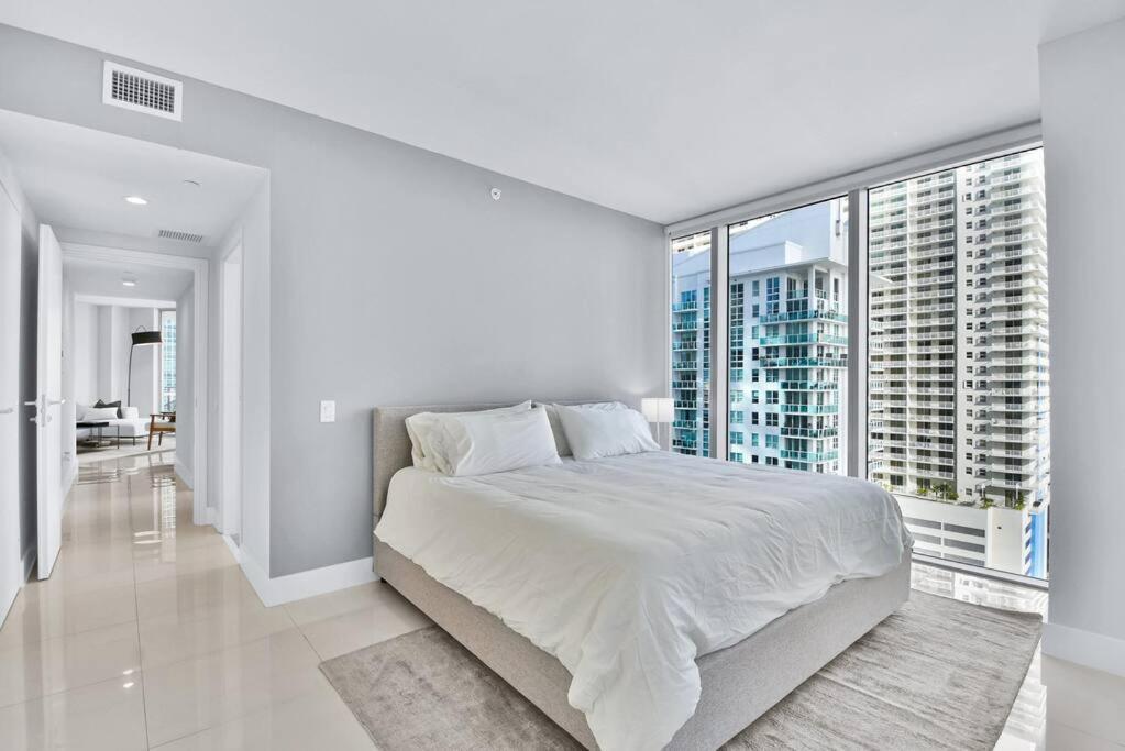 Lovely Upscale Condo Gorgeous View 2Bd 2Bath In Brickell ميامي المظهر الخارجي الصورة