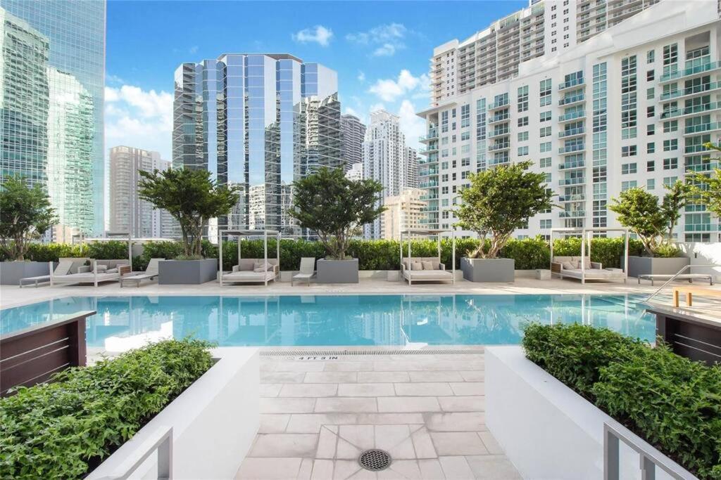 Lovely Upscale Condo Gorgeous View 2Bd 2Bath In Brickell ميامي المظهر الخارجي الصورة