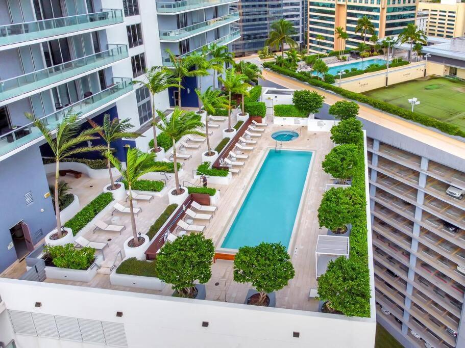 Lovely Upscale Condo Gorgeous View 2Bd 2Bath In Brickell ميامي المظهر الخارجي الصورة